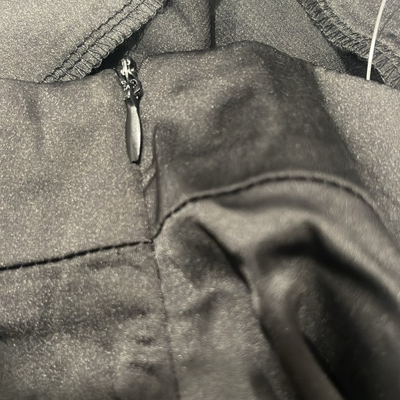 New without tag POL Black Satin Midi Pencil Skirt - Picture 4 of 4